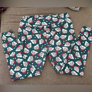 Santa LuLaRoe Leggings. Tall & Curvy 2 Buttery Soft.